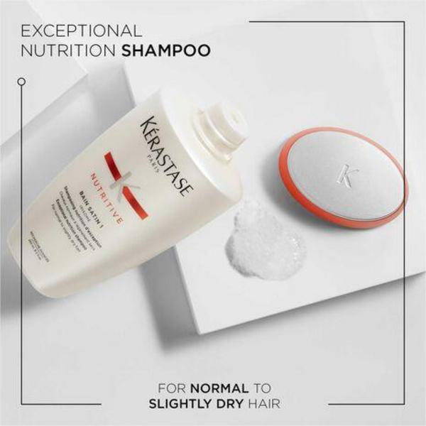 Nutritive Bain Satin 1 Shampoo for Normal to Dry Hair - 250 ml
