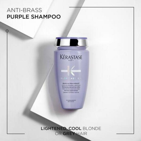 Blond Absolu Bain Ultra-Violet Anti-Brass Purple Shampoo - 250 ml