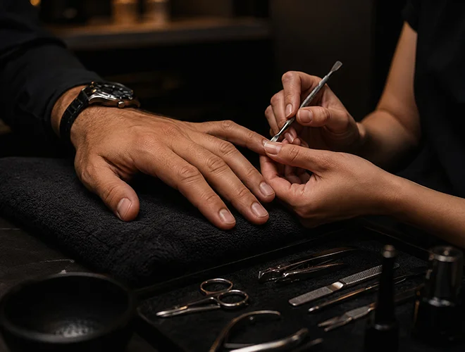 nail-care-for-men-at-the-Loft-Gents-Grooming-in-Dubai