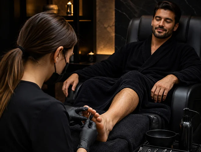 russian-pedicure-for-men-at-the-loft-gents-grooming-in-Dubai