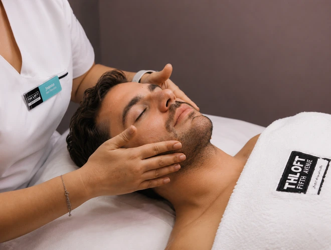 Anti-ageing facial for men in Dubai at The Loft Gents Grooming