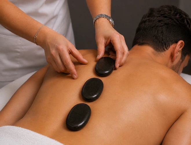 Hot stone Massage for Men in Dubai at the Loft Gents Grooming