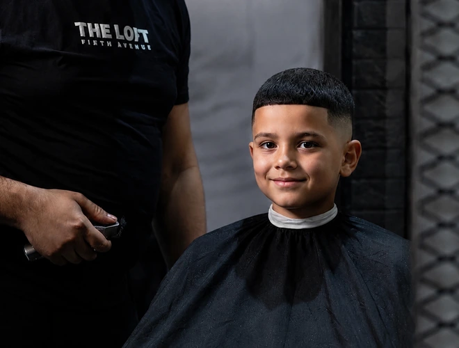 Kids Hair cut at The Loft Gents Grooming in Dubai