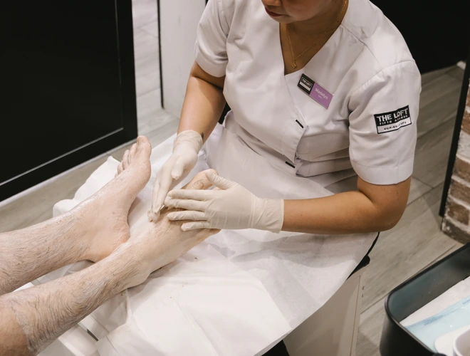 Scrub Treatment For Men at the loft gents grooming in Dubai