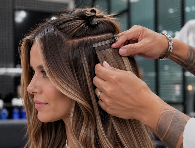 Tape_in hair extensions at The Loft Fifth Avenue