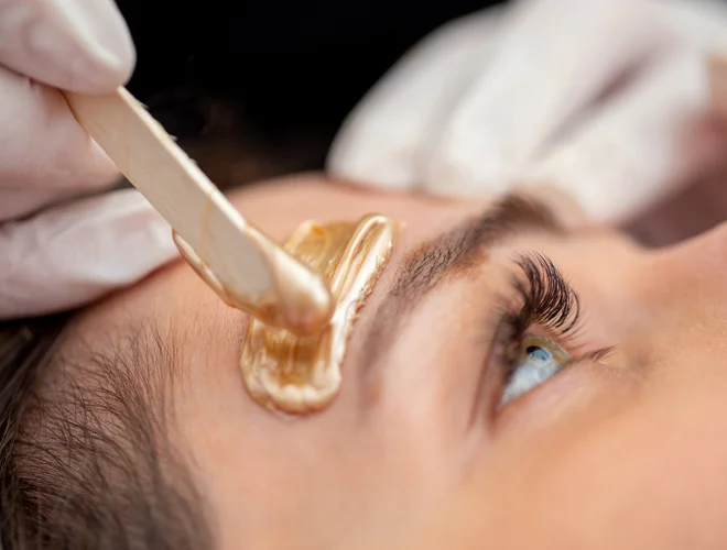 Eyebrow and upper lip waxing at the loft fith avenue beauty salon
